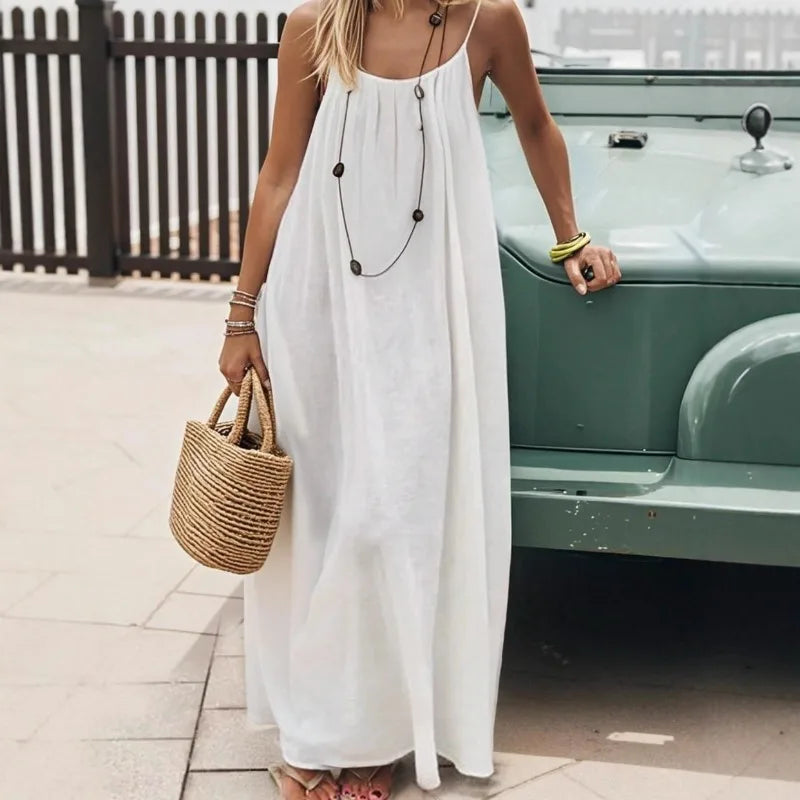 Effortless Summer Spaghetti Dress