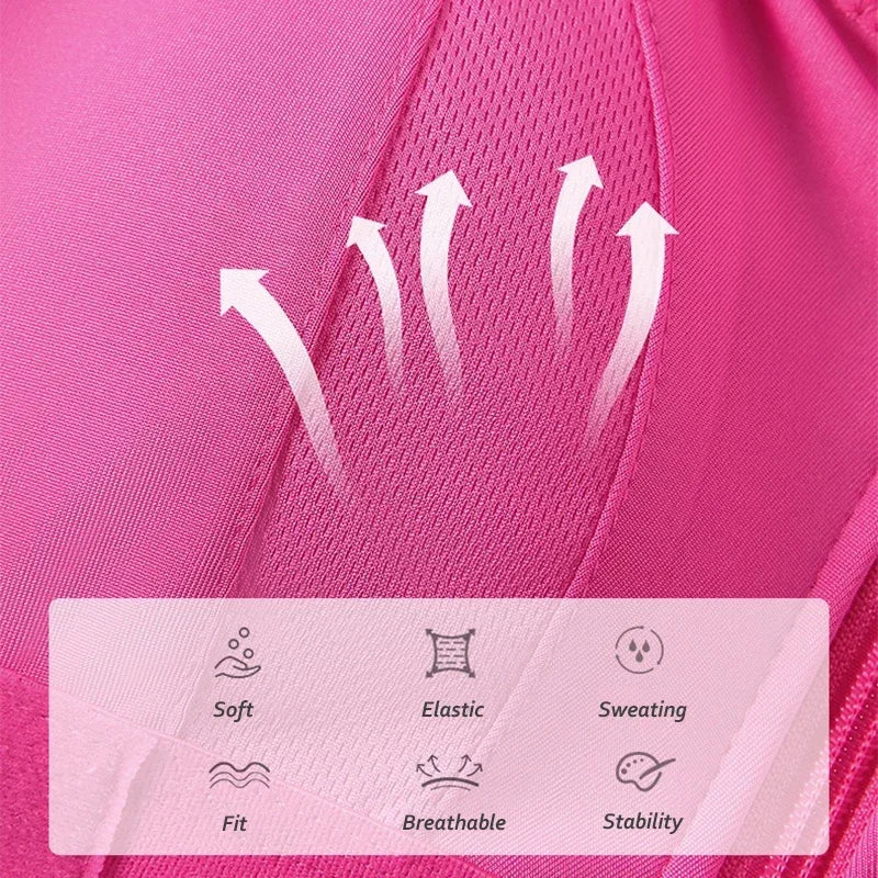 LuxeLoop Zip-Front High Support Sports Bra