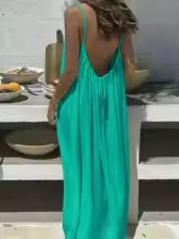 Effortless Summer Spaghetti Dress