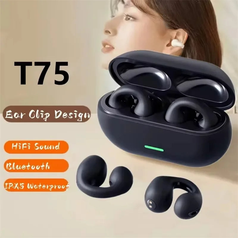T75 Wireless Bluetooth Earbuds – Touch Control Sport Earphones